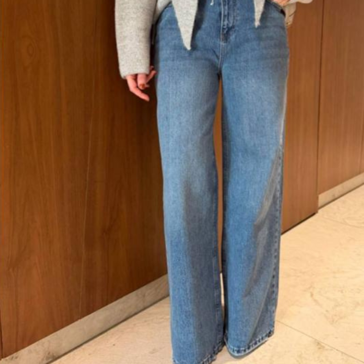 wide leg jeans رجل عريضة