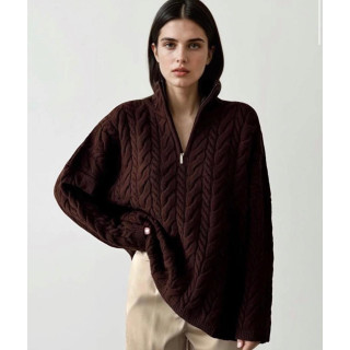 بلوزة مخمل بني