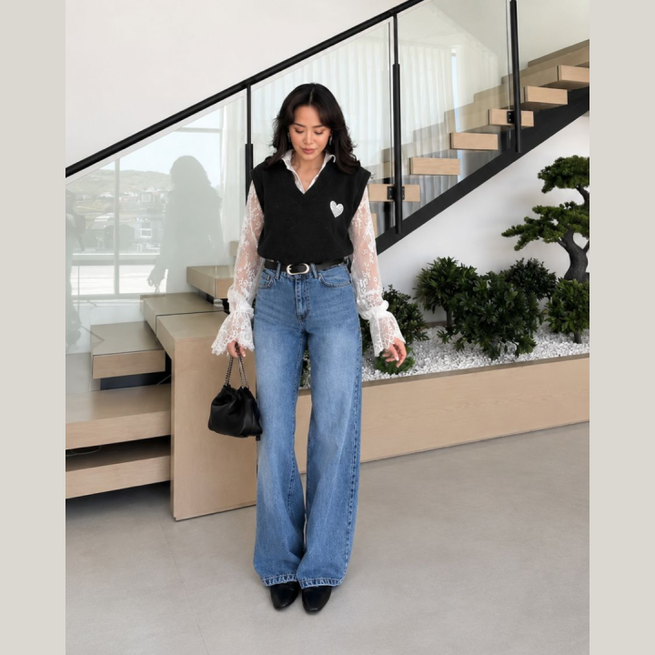 wide leg denim