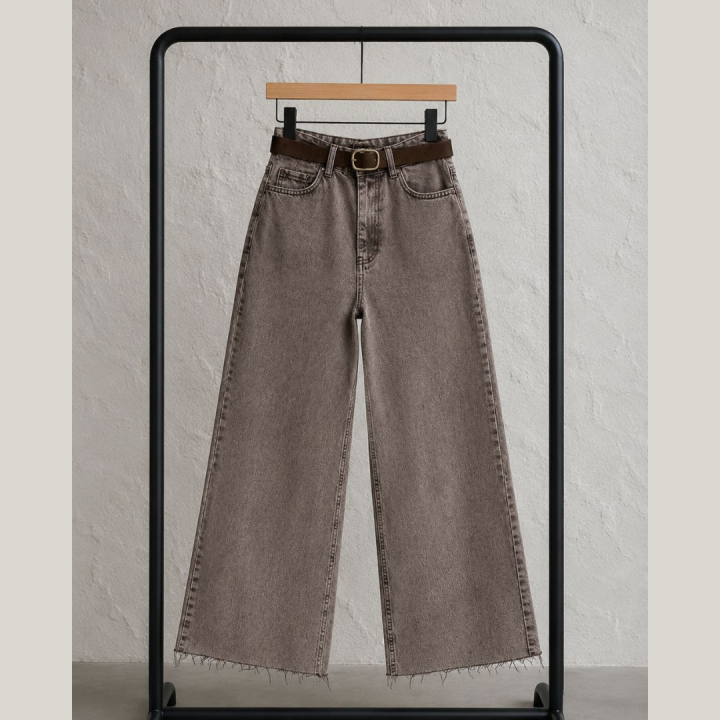 wide leg jeans رجل عريضة